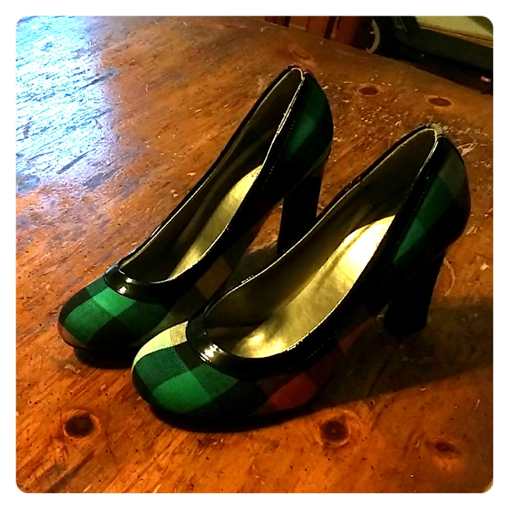 Adorable Qupid Plaid Heels
